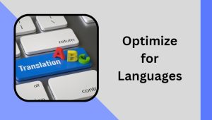 Optimize for Languages