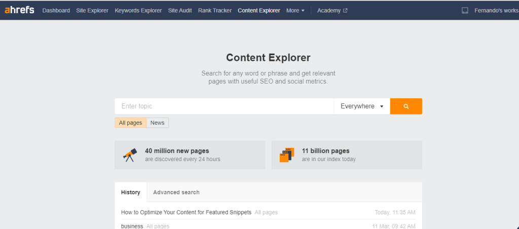 Setting Up Your Ahrefs Account for Content Research