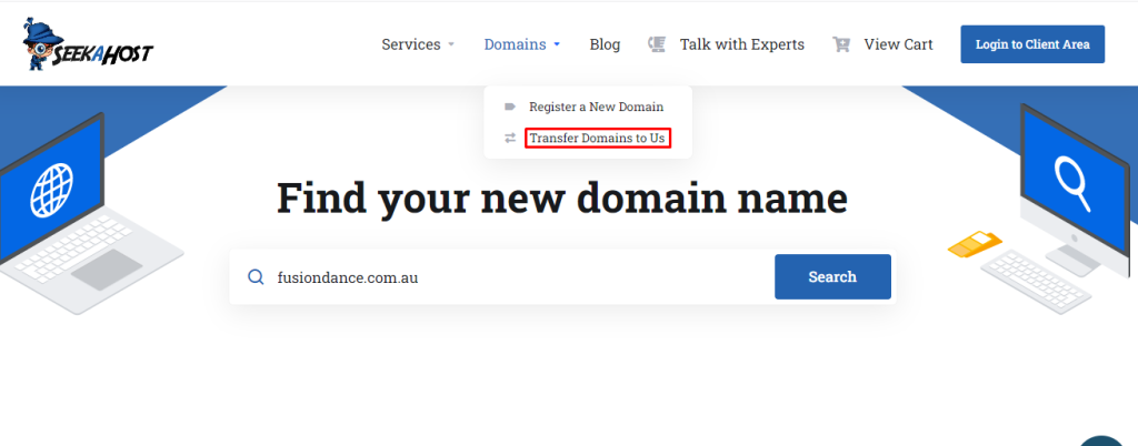 Transfer a Domain