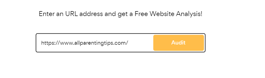 Signing up and Website Analysis